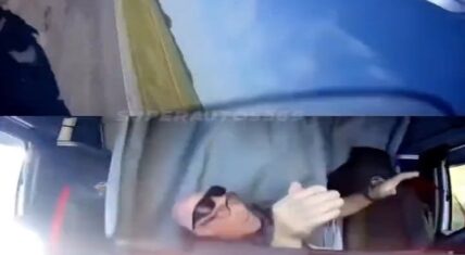 Man flips 18 wheeler over because he was looking for something