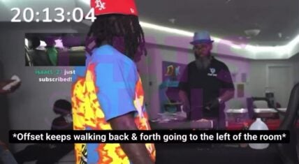 Offset seems to be caught cheating on Cardi B
