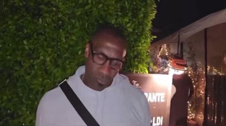 Paparazzi cuts Shannon Sharpe off as Selena Gomez walks by