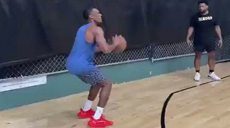 Rajon Rondo helping Ben Simmons with 3-pointers sparks jokes