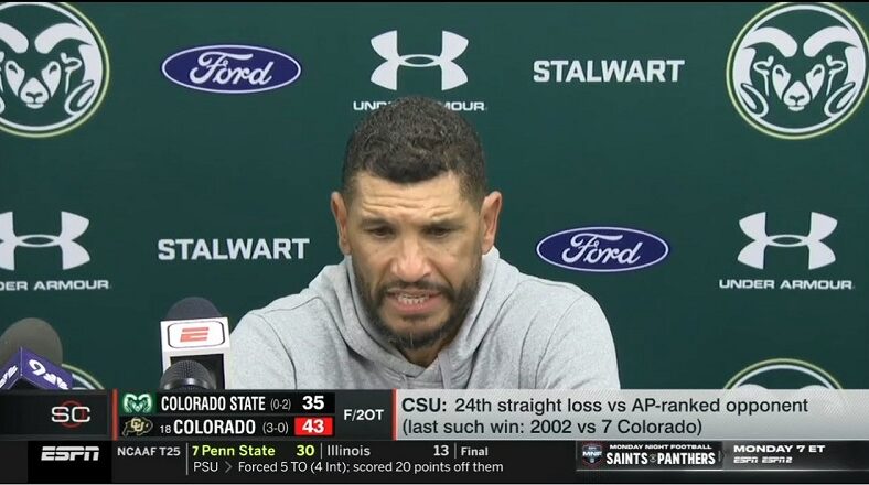 Social media questions if Jay Norvell is Black after CSU game