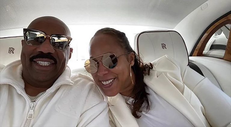 Steve Harvey shares pic with his wife in midst of cheating rumors