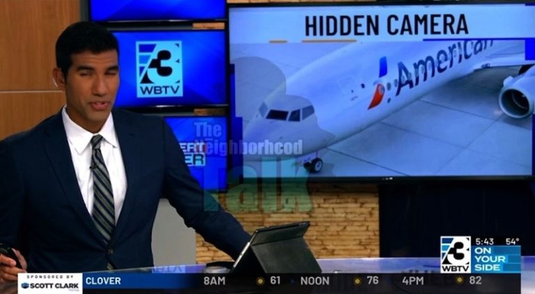 Teenage girl finds hidden camera in airplane bathroom