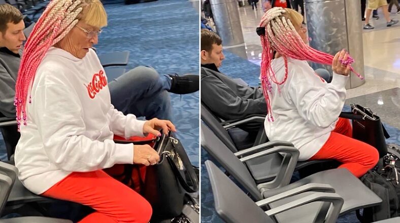 Woman goes viral for wearing braids like Nicki Minaj