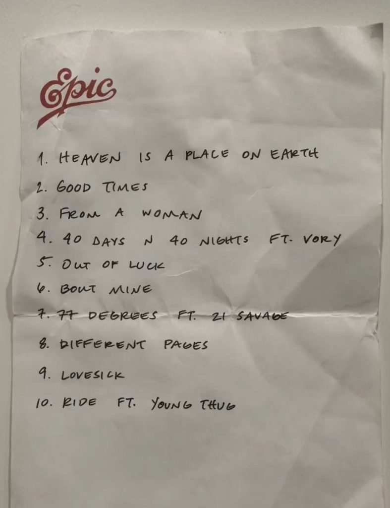 Mariah The Scientist reveals "To Be Eaten Alive" tracklist
