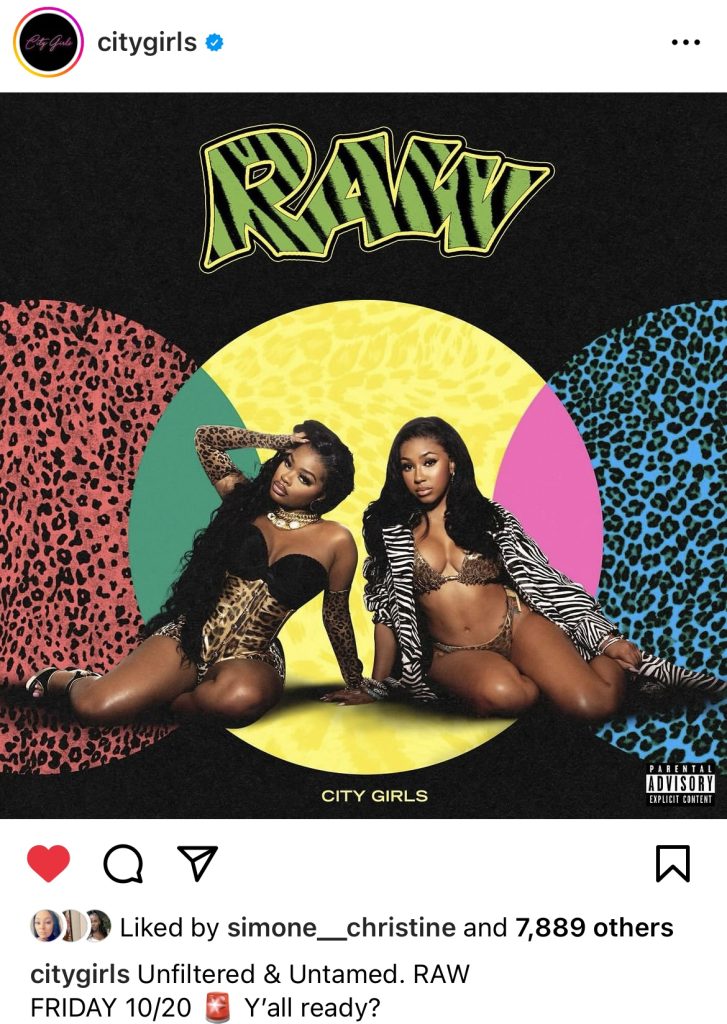 City Girls unveil “R.A.W.” album cover art