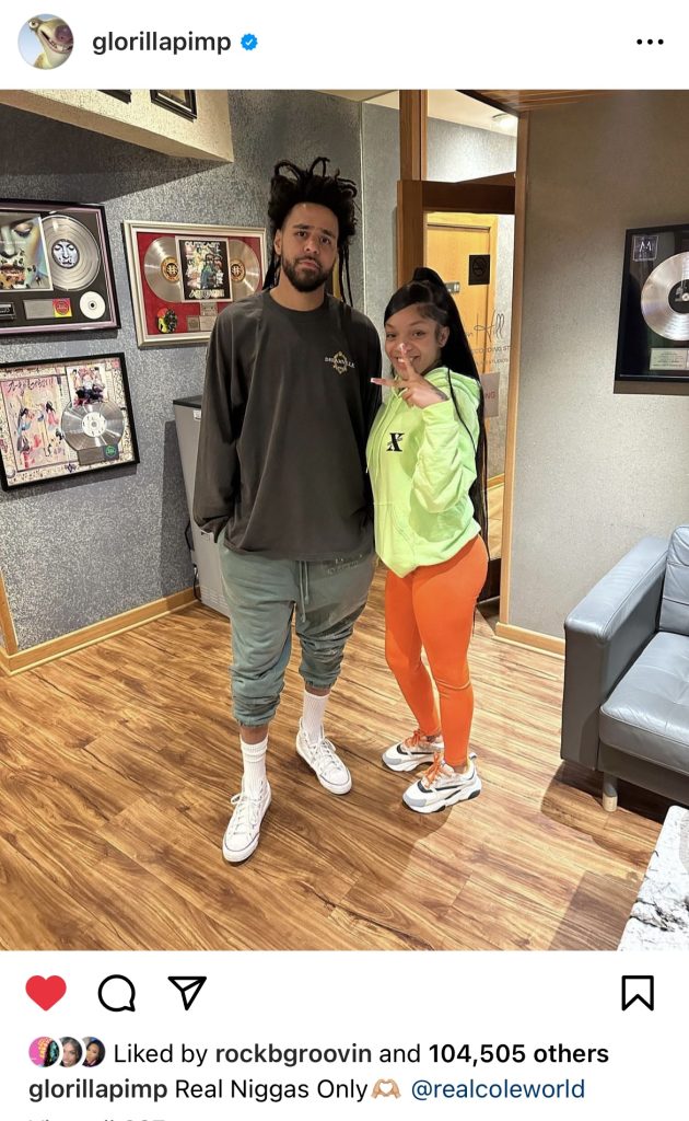 GloRilla teases possible J. Cole collaboration