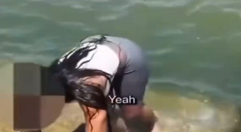 Man pushed girlfriend into lake and laughed as she got out