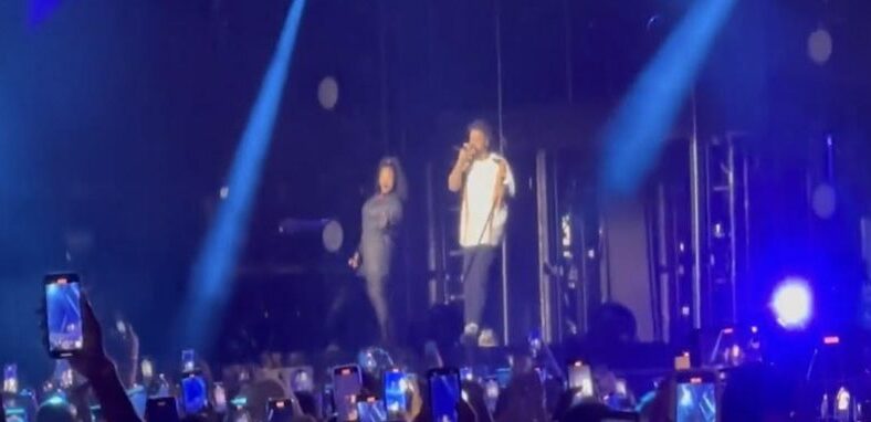 Janet Jackson and J. Cole perform "No Sleep" at One Music Fest
