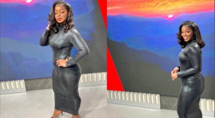 Ashley Garrett dominates social media with back side in dress