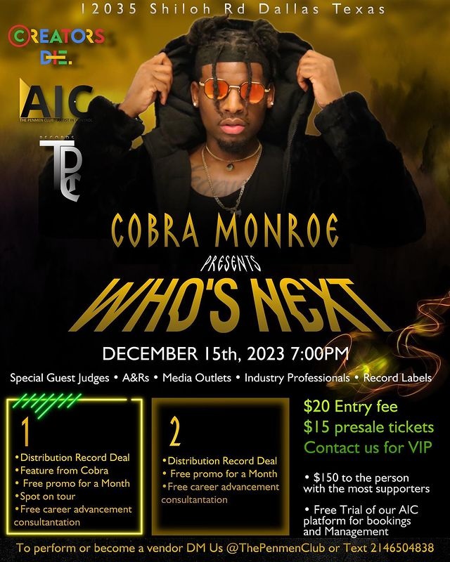 Cobra Monroe talks Dallas upbringing and songwriting