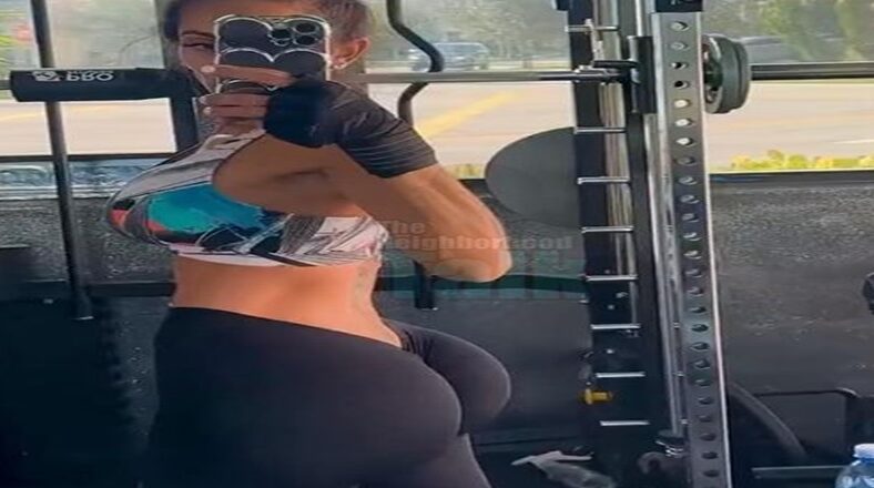 Erica Mena puts her rear on full display in new gym video clip