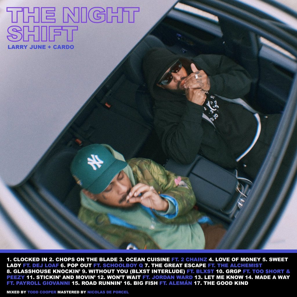 Larry June and Cardo reveal tracklist for "The Night Shift" album