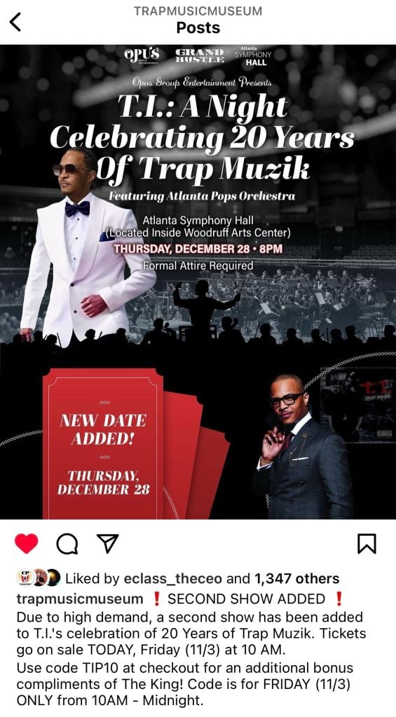 T.I. announces two “Trap Muzik” 20-year anniversary concerts