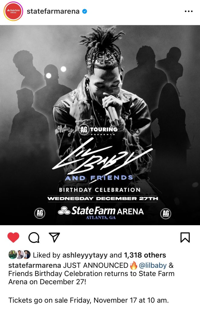 Lil Baby announces upcoming annual birthday concert in Atlanta