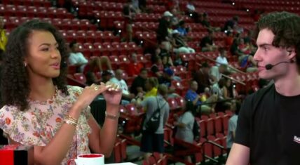Malika Andrews faces backlash for not speaking on Josh Giddey