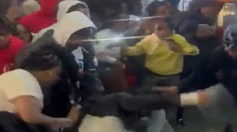 Man fights woman at Lil Durk concert for hitting his mother