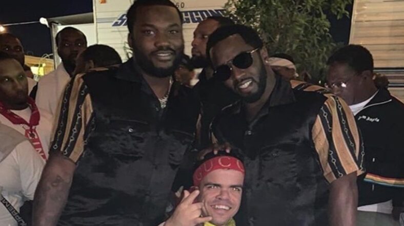 Meek Mill trends for wearing matching outfits with Diddy