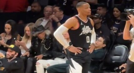 Russell Westbrook avoids LeBron James before tipoff