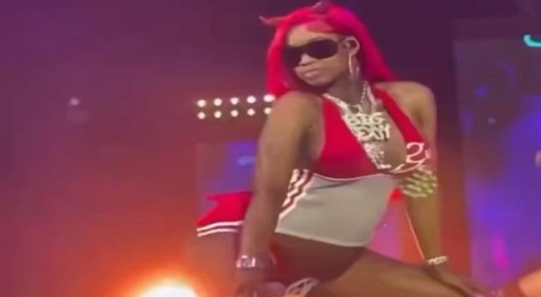 Sexyy Red twerks with baby bump during her most recent concert