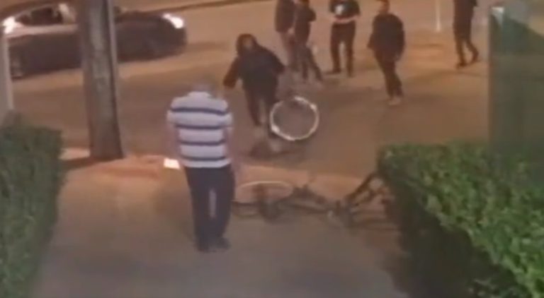 Woman chases bike thieves with sword and retrieves bikes