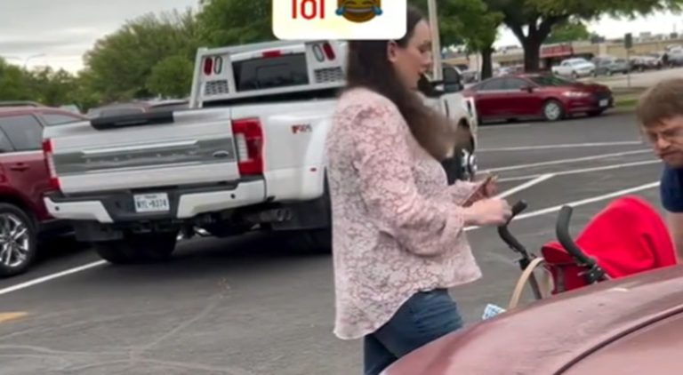 Woman parks in two spaces and tries to shame couple upset over it
