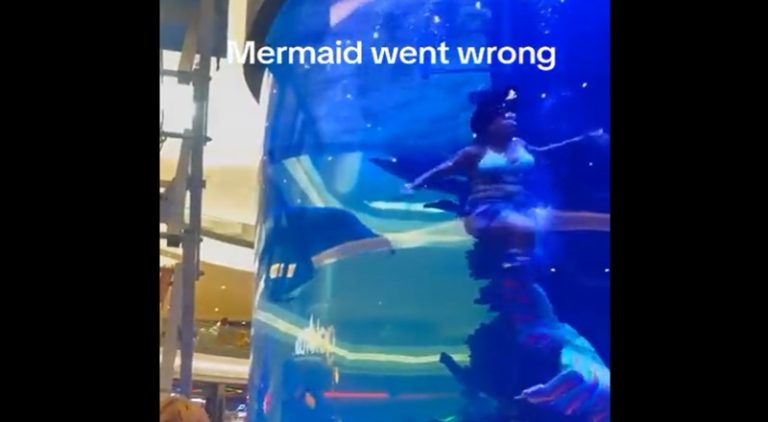 Woman working as mermaid nearly drowns in the attraction