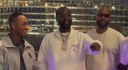 Meek Mill shows off Rolex he purchased inside Dubai restaurant