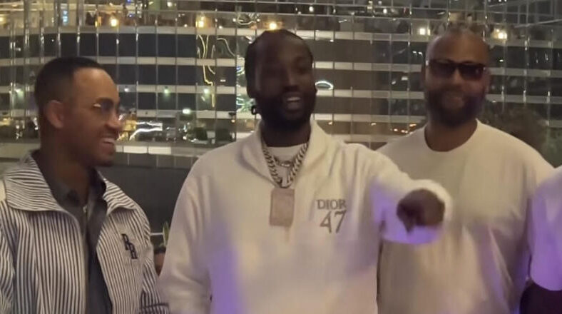 Meek Mill shows off Rolex he purchased inside Dubai restaurant