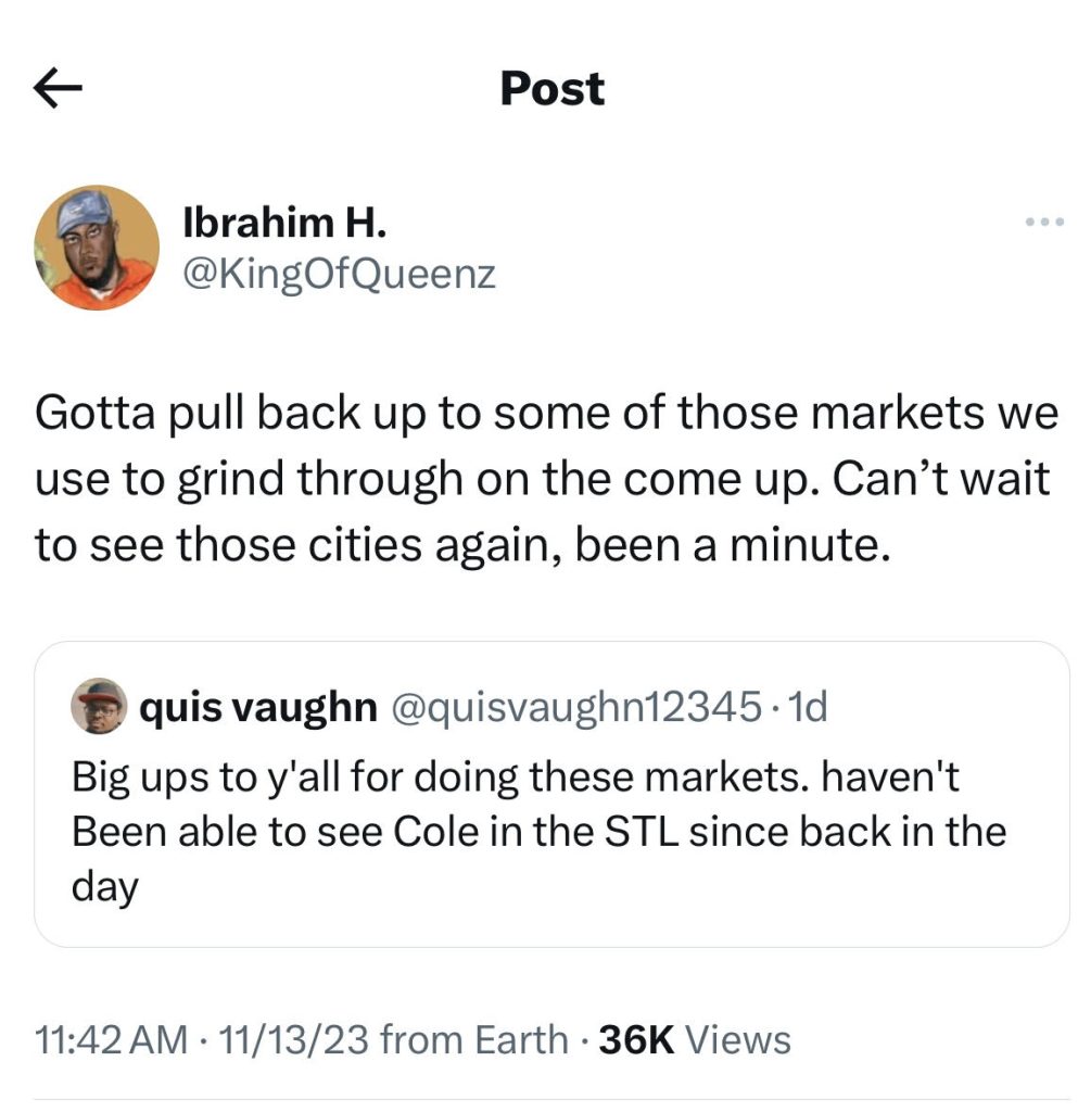 J. Cole's manager explains Cole & Drake touring in small markets