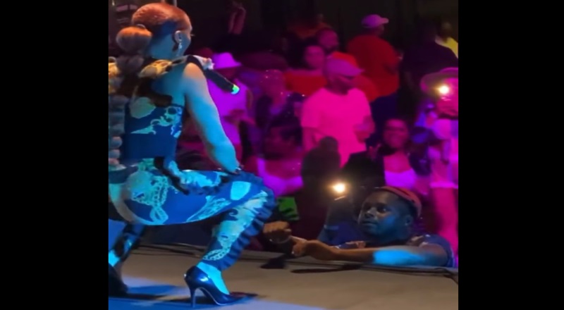 Adina Howard dances and puts a man in a trance
