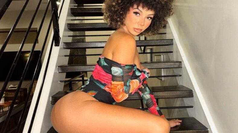 Brittany Renner dominates social media with pic of her back side