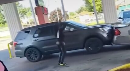 Driver slams Ford Explorer into Chevy Malibu in road rage incident outside hotel
