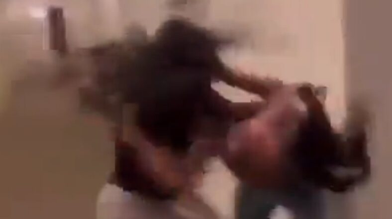 Girl goes to another girl's house to fight and gets beat down