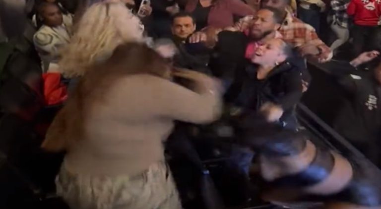 Girls break out into a fight during Rod Wave concert