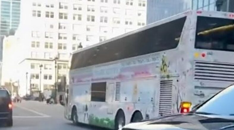 Jay-Z and Beyoncé's bus tour in New York City