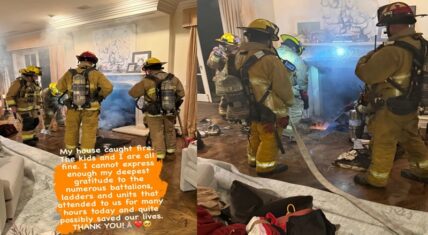 Kimora Lee Simmons reveals her house recently caught on fire
