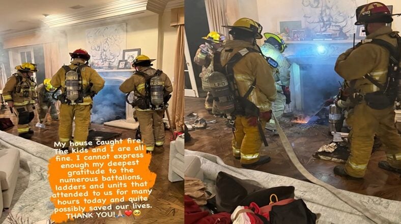 Kimora Lee Simmons reveals her house recently caught on fire