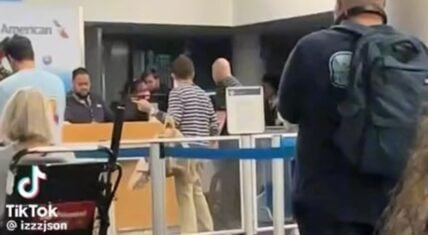 Man goes on tirade in airport over American Airlines