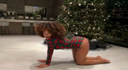Megan Thee Stallion trends after twerking under Christmas tree