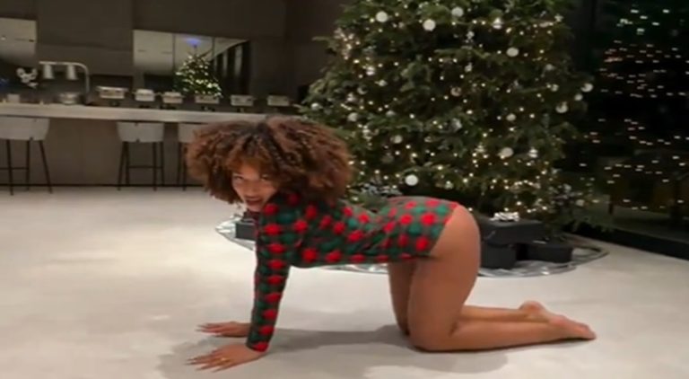 Megan Thee Stallion trends after twerking under Christmas tree