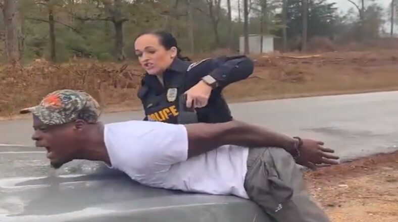 Police officer tasers innocent man and makes him cry