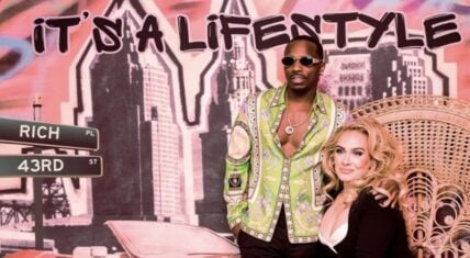 Rich Paul had Adele sitting in a wicker chair at his birthday party