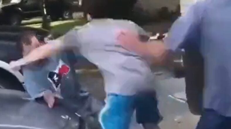 Teen beats his father for calling his friend the n-word