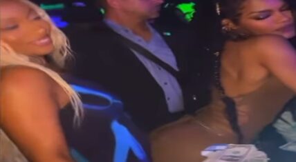 Teyana Taylor twerks on Victoria Monet in the club