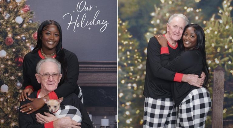 Young Black woman trends for pics with Old White boyfriend