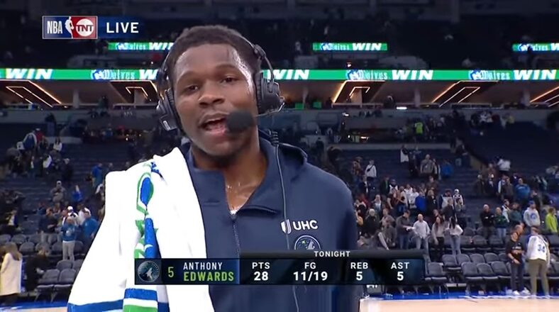 Anthony Edwards talks putback dunk and win over the Grizzlies