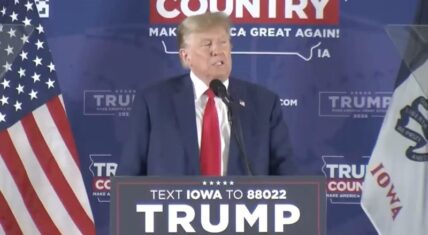 Donald Trump tells Iowa crowd to get over school shooting