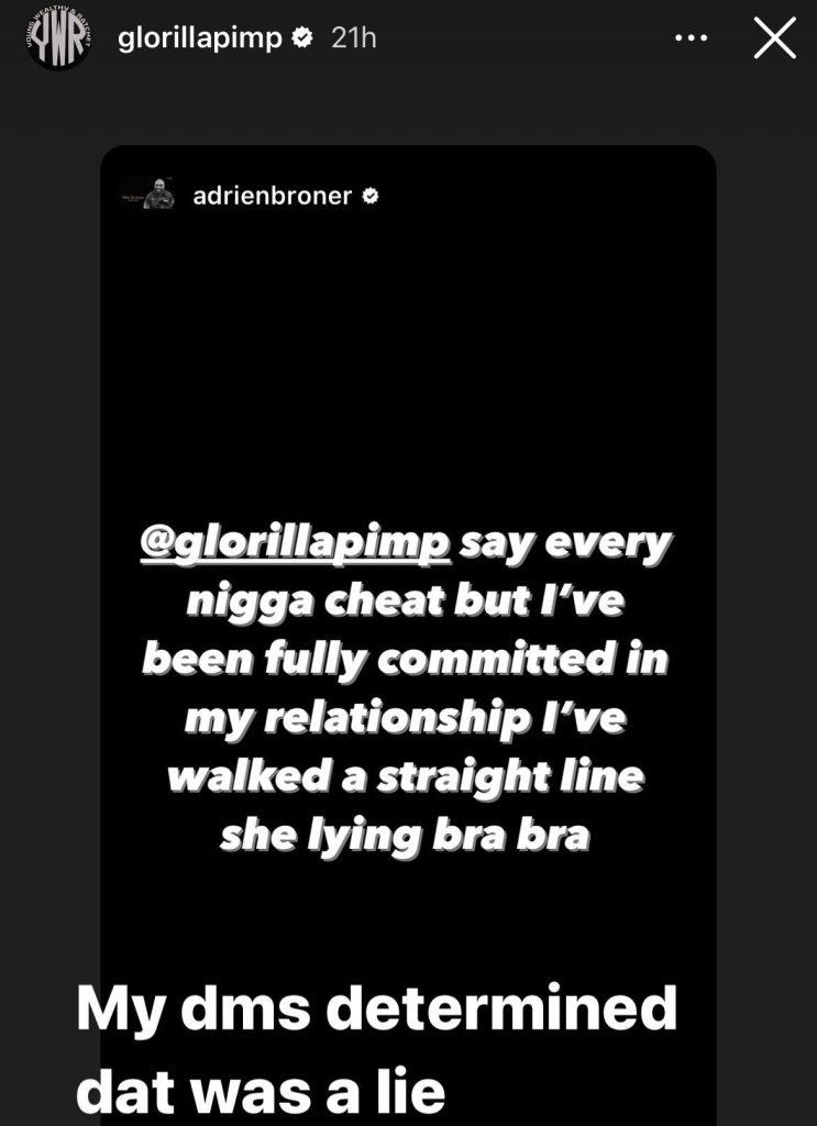 GloRilla calls out Adrien Broner for being in her Instagram DMs