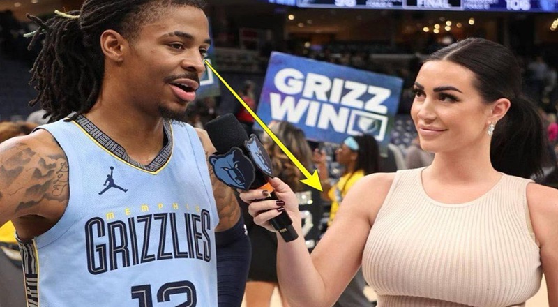 Ja Morant trends for not looking at female reporter's chest